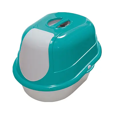 Banheiro Furacão Pet Cat Toalete Verde para Gatos