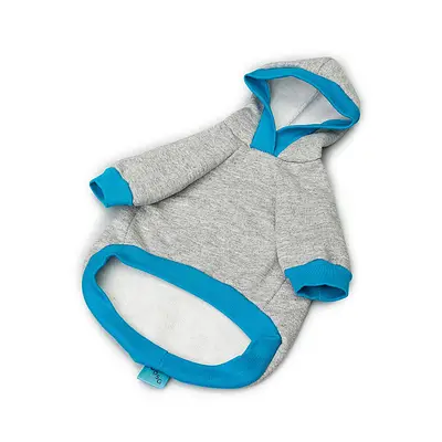 Moletom Cansei de Ser Gato Cinza e Azul