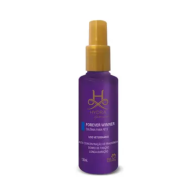 Colônia Hydra Groomers Forever Winner para Cães e Gatos 130 ml