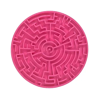 Brinquedo e Comedouro Pet Games Labirinto Pink para Cães e Gatos