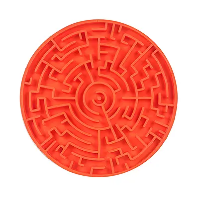 Brinquedo e Comedouro Pet Games Labirinto Laranja para Cães e Gatos