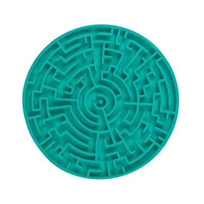 Brinquedo e Comedouro Pet Games Labirinto Verde Água para Cães e Gatos