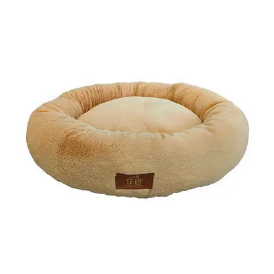 Cama Fábrica Pet Nuvem Pelúcia Creme para Cães e Gatos