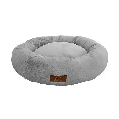 Cama Fábrica Pet Nuvem Pelúcia Cinza para Cães e Gatos