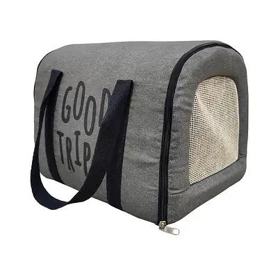 Bolsa de Transporte Fábrica Pet New Collection Preto para Cães e Gatos
