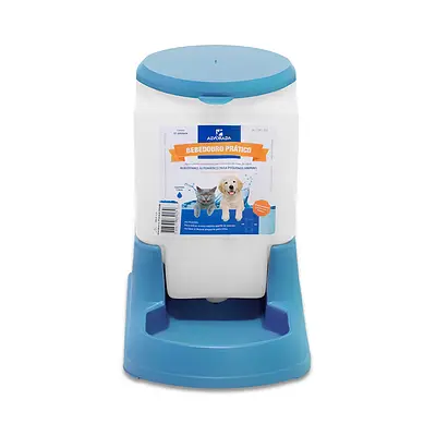 Bebedouro Alvorada Prático Auto Azul para Cães e Gatos 3l