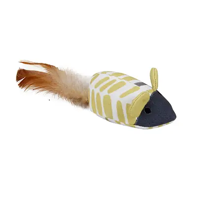 Brinquedo Chalesco Cat Ratinho Pena para Gatos