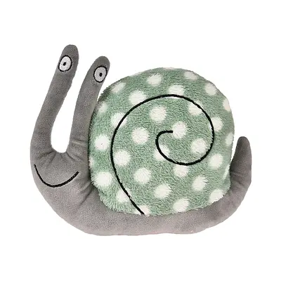 Brinquedo Chalesco Pelúcia Caracol para Cães e Gatos