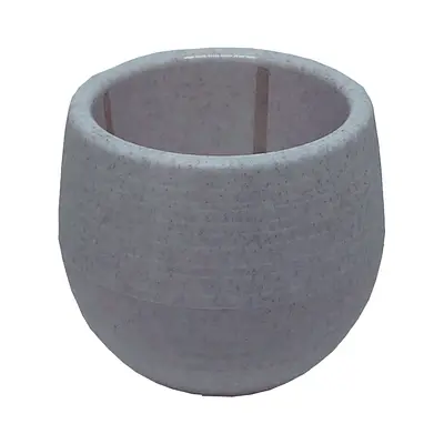 Vaso All Garden Baby Ball Flat Mármore para Jardim