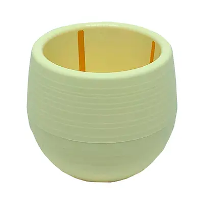 Vaso All Garden Baby Ball Flat Creme para Jardim