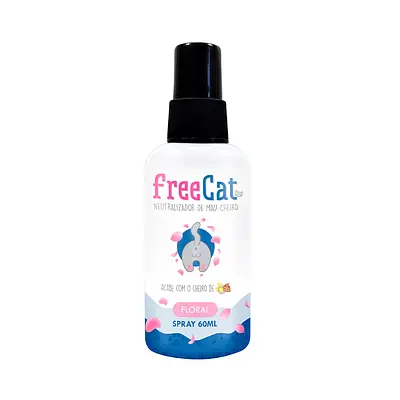 Eliminador de Odores FreeCat Floral 60 ml