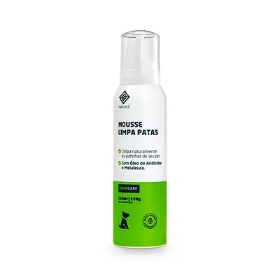 Mousse Limpa Patas Pratipet 150ml