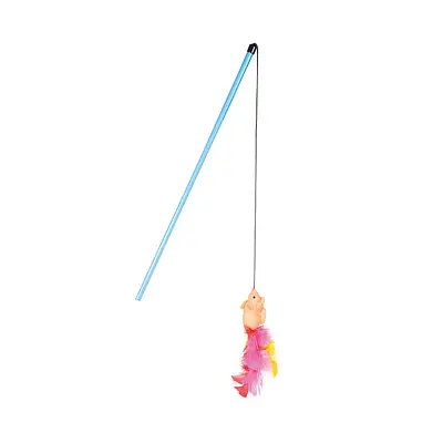 Brinquedo LCM Varinha Cat Fishing Ratinho Fantasy para Gatos - Sortido