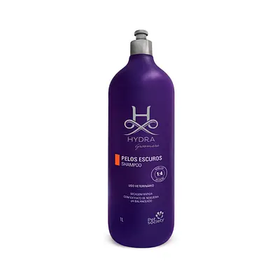 Shampoo Hydra Groomers Pelos Escuros para Cães e Gatos 1L