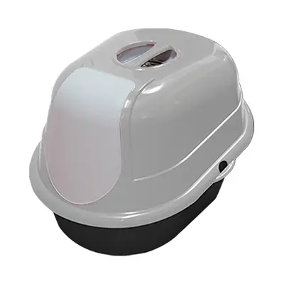 Banheiro Furacão Pet Cat Toalete Cinza para Gatos