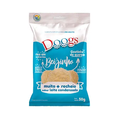 Snacks Doogs Care Beijinho para Cães Adultos 50g