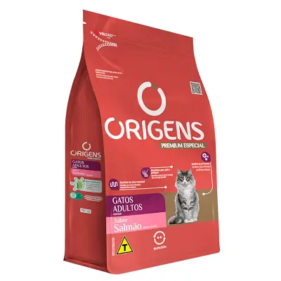 Ração Origens Gatos Adultos Salmão 3kg