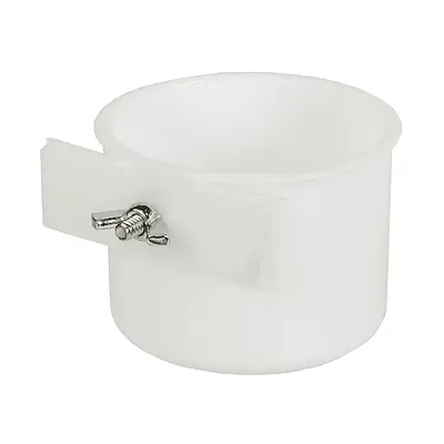 Caneca Plástica Jel Plast Pet Piu com Suporte Borboleta para Papagaio - 125ml