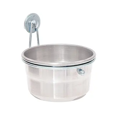 Caneca Kakatoo Alimínio com Trava para Pássaros