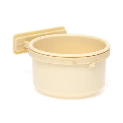 Caneca Kakatoo Plástico com Trava para Pássaros