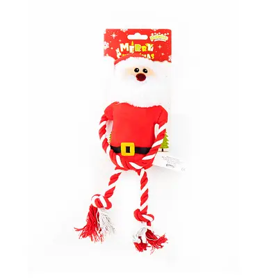Brinquedo Pawise Papai Noel Corda para Cães