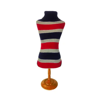 Suéter Griff Dog Listrado Azul e Vermelho para Cães e Gatos