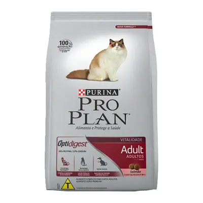 Ração Seca Pro Plan Gatos Adultos Salmão 7,5kg