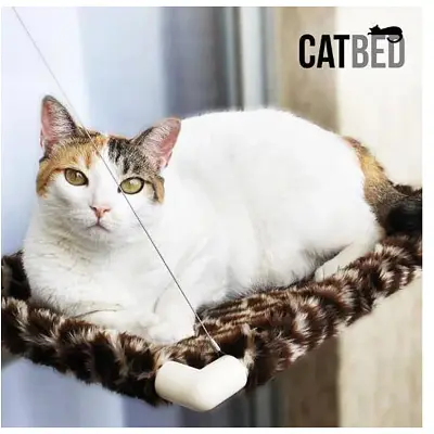 Cama Suspensa Para Gatos Catbed Gatton Pelúcia Girafa