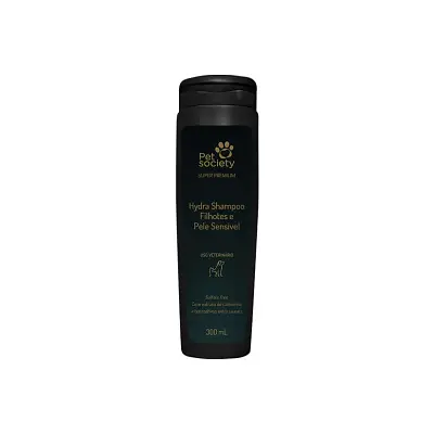 Shampoo Filhotes Pet Society Pele Sensíveis Cães e Gatos 300ml
