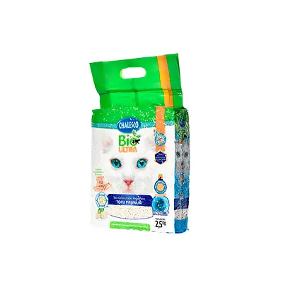 Granulado Higiênico Chalesco Bio Ultra Tofu Premium para Gatos 2,5kg