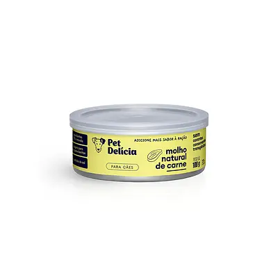 Molho Natural Pet Delícia Carne para Cães 100 g