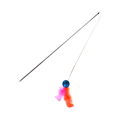 Brinquedo LCM Varinha Cat Fishing Antena Retrátil para Gatos