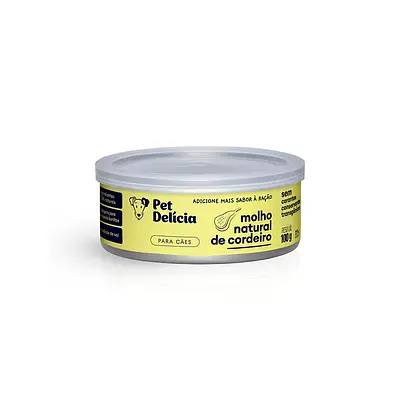 Molho Natural Pet Delícia Cordeiro para Cães 100 g