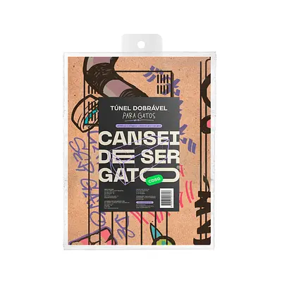 Túnel Dobrável Cansei de Ser Gato
