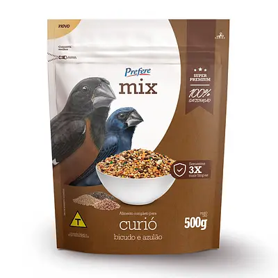 Alimento Prefere Mix para Curió, Bicudo e Azulão 500g