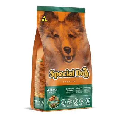 Ração Cães Special Dog Adultos Vegetais 1kg