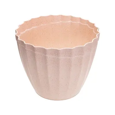 Vaso Evo Plissado Marfim