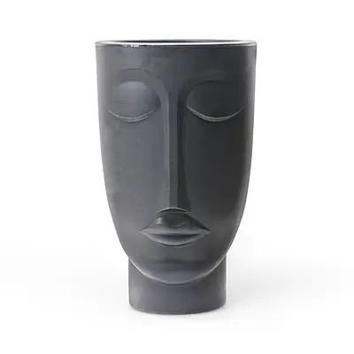 Vaso Faces Homem Nutriplan Cor Preta