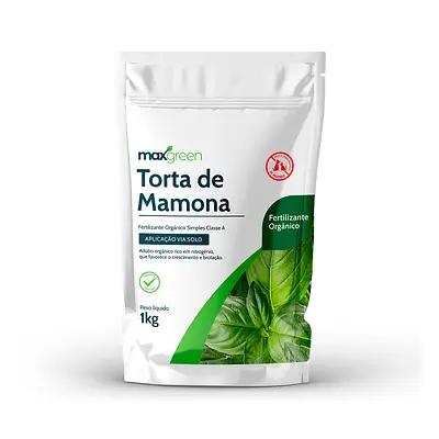 Fertilizante Forth Maxgreen Torta de Mamona para Jardim 1 kg
