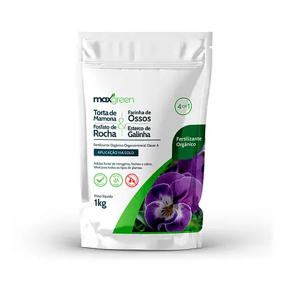 Fertilizante Forth Maxgreen 4 em 1 para Jardim 1kg