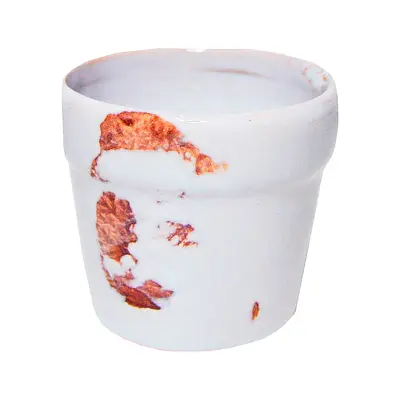 Vaso Floral Atlanta Cerâmica Branco