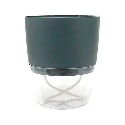 Cachepot Vasart Acqua Auto-irrigável Grafite