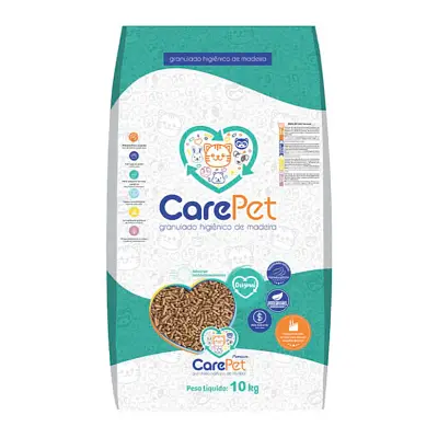 Granulado de Madeira Carepet Premium Original 10kg