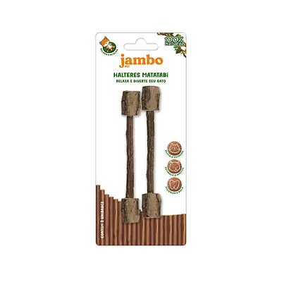 Brinquedo Jambo Halteres Matatabi para Gatos