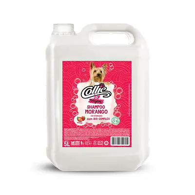 Shampoo Collie Vegan Morango para Cães