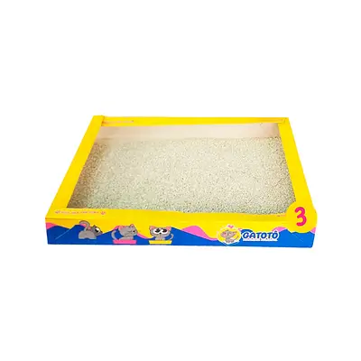 Banheiro Descartável CatMyPet Gatotô com Areia para Gatos 300g