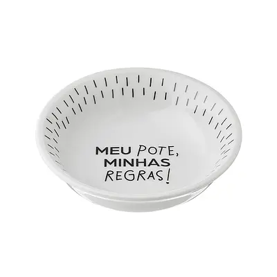 Comedouro Cansei de Ser Gato Meu Pote Minhas Regras