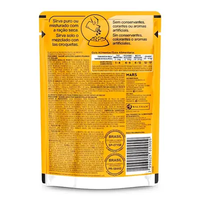 Ração Úmida Pedigree Sachê Cães Adultos Frango ao Molho 100g