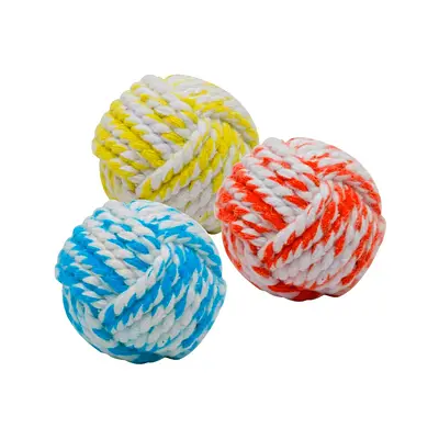 Brinquedo LCM Bola de Corda para Gatos - Cores Sortidas