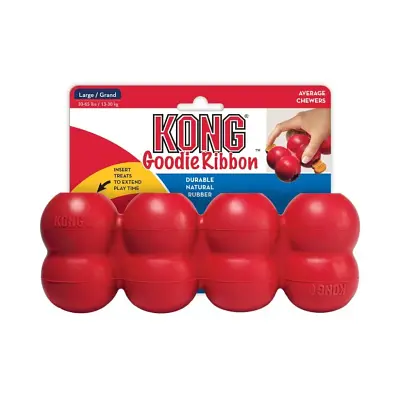 Brinquedo Interativo Cães Kong Goodie Ribbon Small